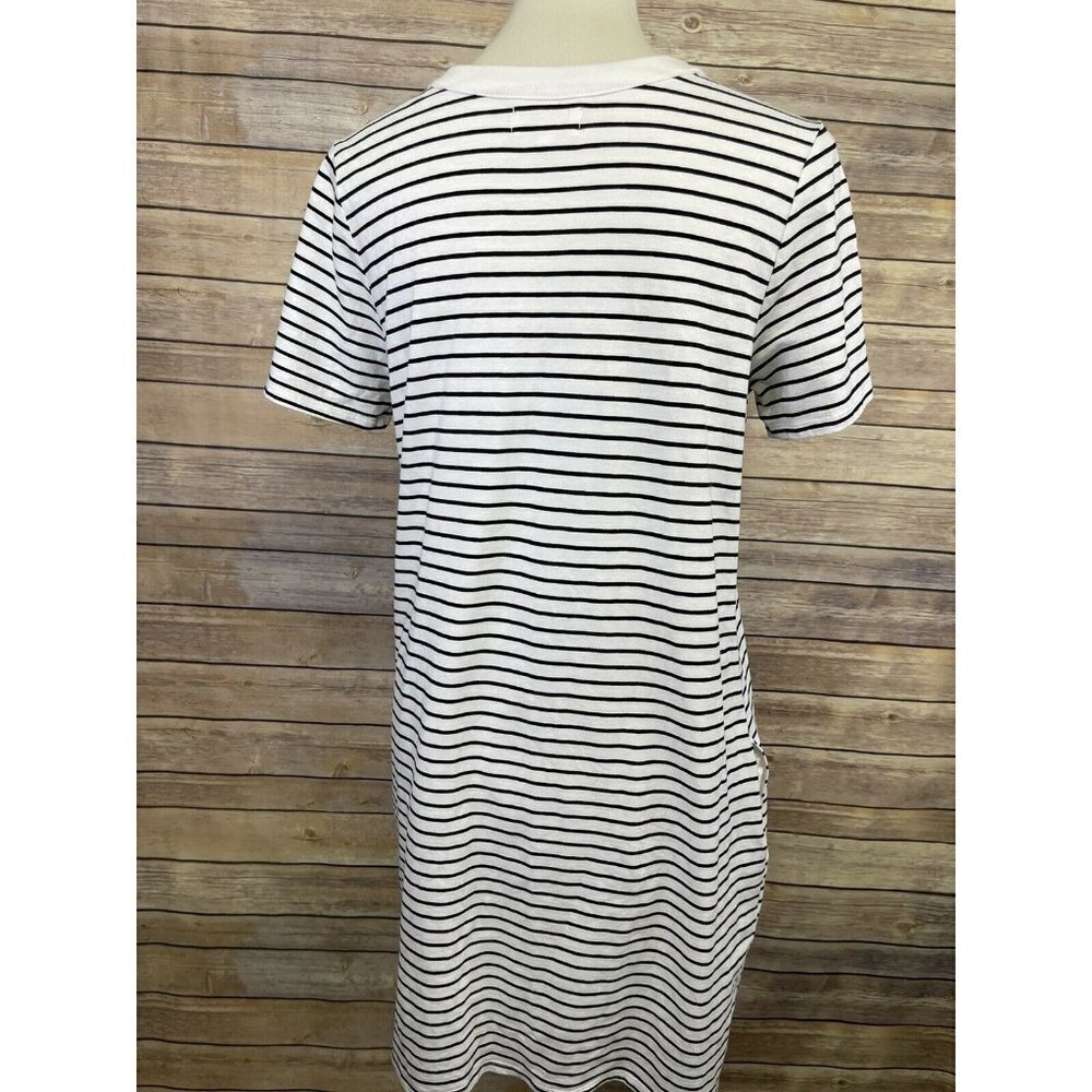 Mudpie Women’s Medium Dress White Blue Stripe - Picture 5 of 10